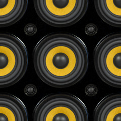 Audio Speaker Seamless Pattern