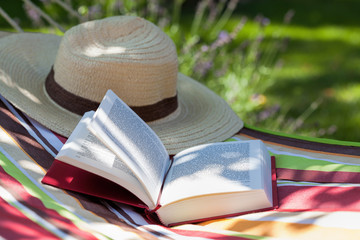 Book and hat