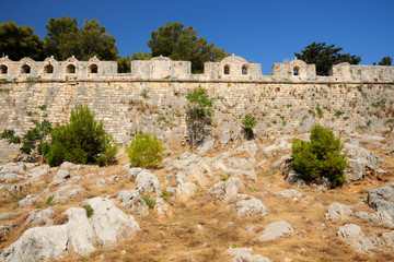 Citadel Fortezza in city of Rethymno, Crete, Greece