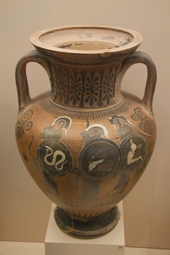 greek pottery painting