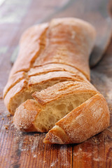 Ciabatta in Scheiben