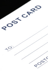 blank postcard