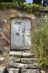 Entrée Porte en Bois