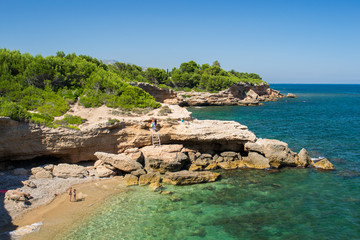 Alrededeores de la playa Xelin. La Ametlla de Mar.