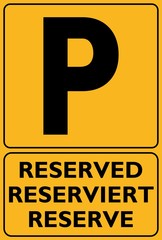 CARTELLO SEGNALE PARCHEGGIO PRIVATO RISERVATO