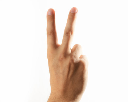 Victory gestue
