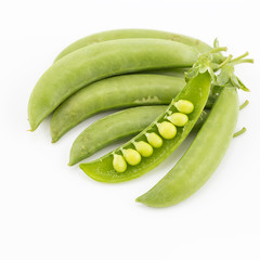 String bean on a white background