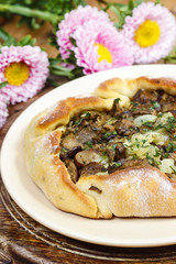 Mushrooms galette