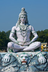 Shiva statue in Rishikesh, India