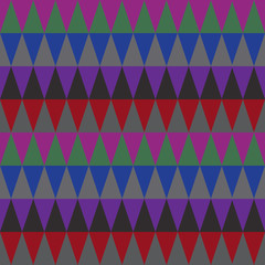 Warm hues geometric pattern