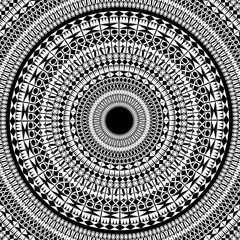 Monochrome circular design