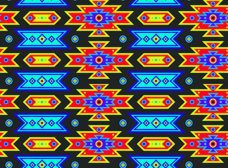 Mexican psychedelic pattern