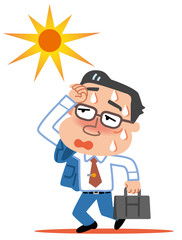 熱中症　男性
