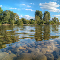 Sommerlandschaft, See, Gewässer, Ufer