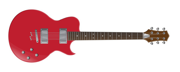 Naklejka premium electric guitar vector images