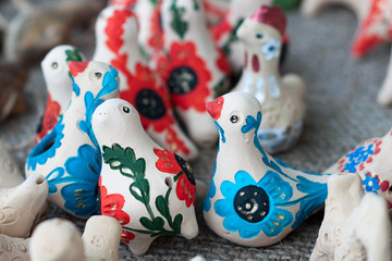 funny clay bird whistles