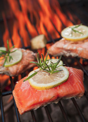Grilled salmon © Jag_cz