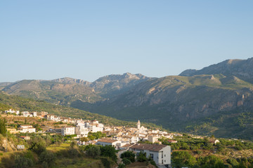 Fototapeta na wymiar Guadalest valley