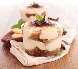 glass of tiramisu