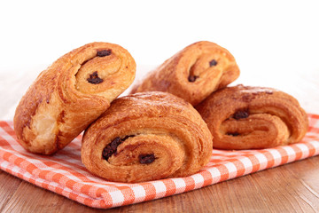chocolate bread, puff pastry