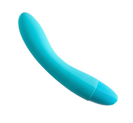 Blue sex toy vibrator