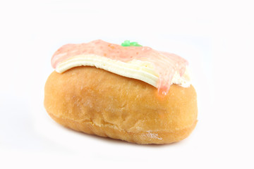 Pink color Sushi Donuts.