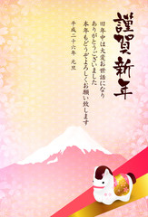 午　富士山　桜　背景