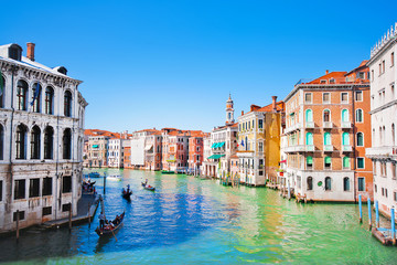 Fototapeta na wymiar Scenic view of Canal Grande in Venice, Italy