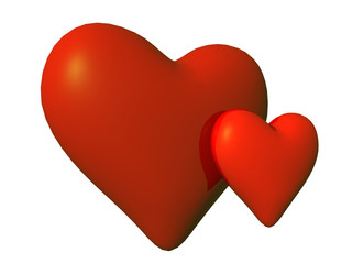 heart red 3d