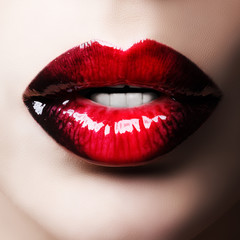 Passionate red lips - 55034029