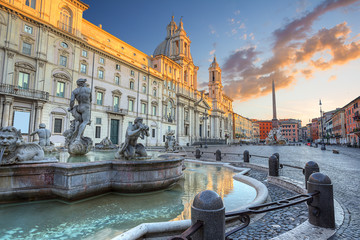 Obraz premium Piazza Navona, Rzym. Włochy