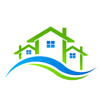 recommend clip art: Real Estate Houses Icon