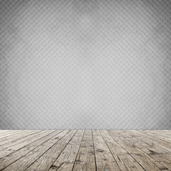 Interior Design With Old Grunge Wallpaper