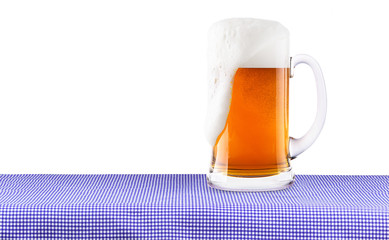 Oktoberfest Celebration Background with Beer