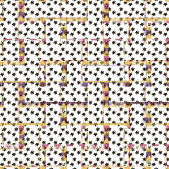 Seamless patterned texture