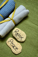 relax and peace at a spa