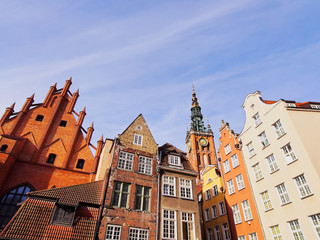 Obraz premium Colorful houses of Gdansk, Poland