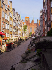 Fototapeta premium Colorful houses of Gdansk, Poland