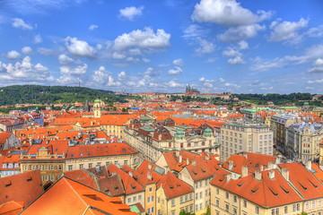 Panoramic view of Prague,Czech Republic