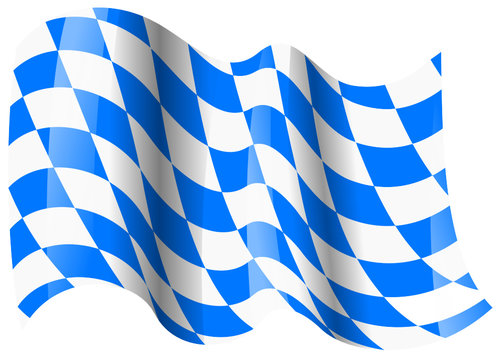 Bayern flagge Stock Illustration