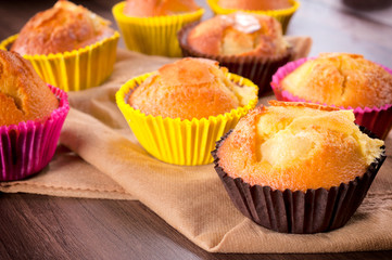 Muffins on the table