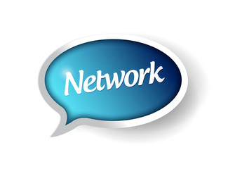 network message communication bubble