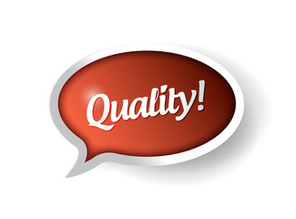 quality message communication bubble