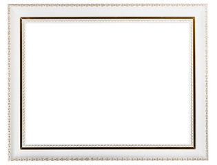 vintage wide white picture frame