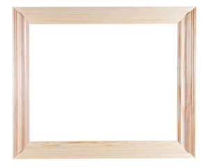 simple wide wooden picture frame