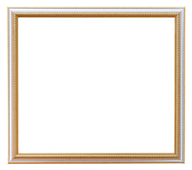 narrow carved white picture frame