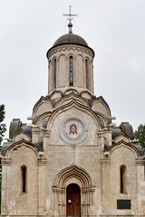 Fototapeta na wymiar Katholikon of Andronikov Monastery in Moscow