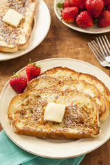 Homemade French Toast with Butter