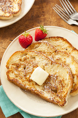 Homemade French Toast with Butter