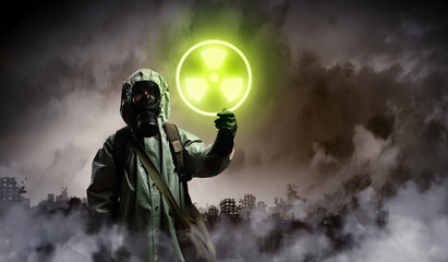 Stalker touching sign